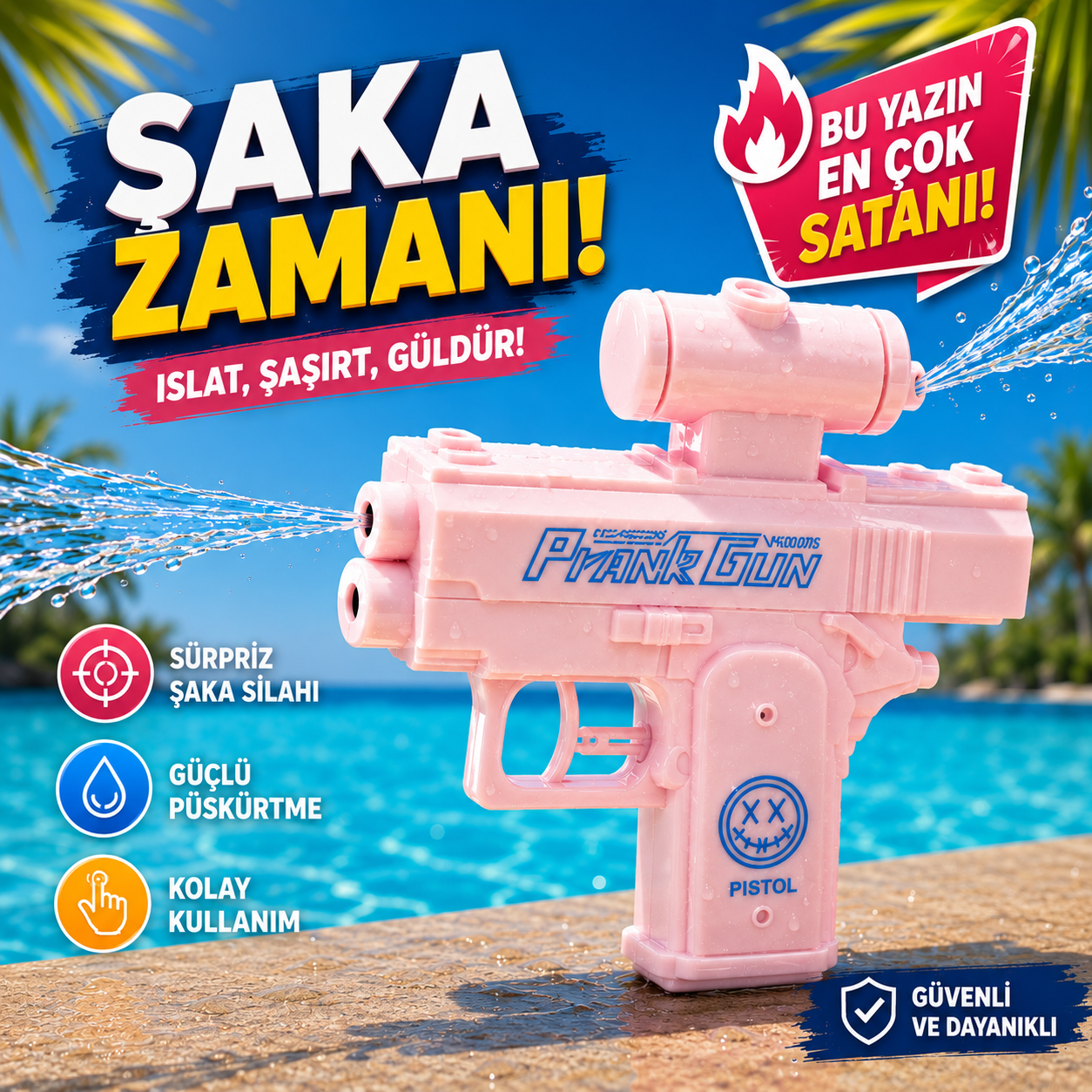 Viral Şaka Su Tabancası